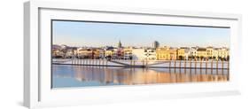 Spain, Andalusia, Seville. Triana District at Sunrise with Guadalquivir River-Matteo Colombo-Framed Photographic Print