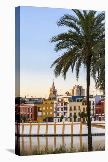 Spain, Andalusia, Seville. Triana District at Sunrise with Guadalquivir River-Matteo Colombo-Stretched Canvas