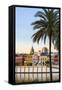 Spain, Andalusia, Seville. Triana District at Sunrise with Guadalquivir River-Matteo Colombo-Framed Stretched Canvas