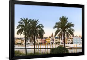 Spain, Andalusia, Seville. Triana District at Sunrise with Guadalquivir River-Matteo Colombo-Framed Photographic Print