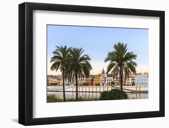 Spain, Andalusia, Seville. Triana District at Sunrise with Guadalquivir River-Matteo Colombo-Framed Photographic Print