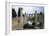 Spain, Andalusia, Surroundings of Seville, Italica, Peristyle of Residential Building-null-Framed Giclee Print