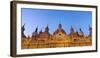 Spain, Aragon Region, Zaragoza, Basilica Del Pilar, Panorama at Dusk-Shaun Egan-Framed Photographic Print