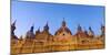 Spain, Aragon Region, Zaragoza, Basilica Del Pilar, Panorama at Dusk-Shaun Egan-Mounted Photographic Print