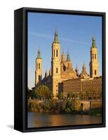 Spain, Aragon Region, Zaragoza, Basilica Del Pilar-Shaun Egan-Framed Stretched Canvas