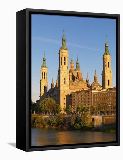 Spain, Aragon Region, Zaragoza, Basilica Del Pilar-Shaun Egan-Framed Stretched Canvas