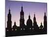 Spain, Aragon Region, Zaragoza Province, Zaragoza, Basilica De Nuestra Senora De Pilar and the Puen-Walter Bibikow-Mounted Photographic Print