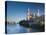 Spain, Aragon Region, Zaragoza Province, Zaragoza, Basilica De Nuestra Senora De Pilar on the Ebro-Walter Bibikow-Stretched Canvas