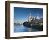 Spain, Aragon Region, Zaragoza Province, Zaragoza, Basilica De Nuestra Senora De Pilar on the Ebro-Walter Bibikow-Framed Photographic Print