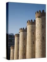 Spain, Aragon Region, Zaragoza Province, Zaragoza, the Aljaferia, 11th-Century Islamic Palace-Walter Bibikow-Stretched Canvas