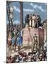 Spain. Aragon. Reign of Philip Ii. New Tortures in Zaragoza during the Occupation by Castilian Troo-Tarker-Mounted Giclee Print