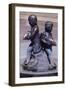 Spain, Aragon, Saragossa, Children with Fish-Francisco Rallo Lahoz Plaza Del Pilar-Framed Giclee Print