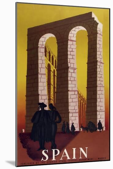 Spain Arch-null-Mounted Giclee Print