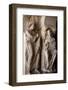 Spain, Avila (UNESCO World Heritage Site), Basilica de San Vicente, Romanesque Jamb Statues-Samuel Magal-Framed Photographic Print