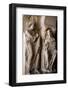 Spain, Avila (UNESCO World Heritage Site), Basilica de San Vicente, Romanesque Jamb Statues-Samuel Magal-Framed Photographic Print