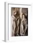 Spain, Avila (UNESCO World Heritage Site), Basilica de San Vicente, Romanesque Jamb Statues-Samuel Magal-Framed Photographic Print