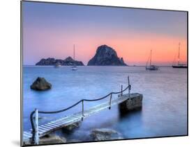 Spain, Balearic Islands, Ibiza, Cala D'Hort Beach and Es Vedra Island-Michele Falzone-Mounted Photographic Print