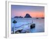 Spain, Balearic Islands, Ibiza, Cala D'Hort Beach and Es Vedra Island-Michele Falzone-Framed Photographic Print