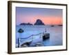 Spain, Balearic Islands, Ibiza, Cala D'Hort Beach and Es Vedra Island-Michele Falzone-Framed Photographic Print