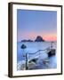 Spain, Balearic Islands, Ibiza, Cala D'Hort Beach and Es Vedra Island-Michele Falzone-Framed Photographic Print