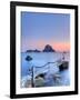 Spain, Balearic Islands, Ibiza, Cala D'Hort Beach and Es Vedra Island-Michele Falzone-Framed Photographic Print