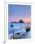 Spain, Balearic Islands, Ibiza, Cala D'Hort Beach and Es Vedra Island-Michele Falzone-Framed Photographic Print