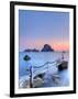 Spain, Balearic Islands, Ibiza, Cala D'Hort Beach and Es Vedra Island-Michele Falzone-Framed Photographic Print