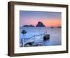 Spain, Balearic Islands, Ibiza, Cala D'Hort Beach and Es Vedra Island-Michele Falzone-Framed Photographic Print