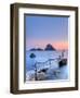 Spain, Balearic Islands, Ibiza, Cala D'Hort Beach and Es Vedra Island-Michele Falzone-Framed Photographic Print