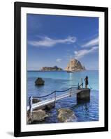 Spain, Balearic Islands, Ibiza, Cala D'Hort Beach-Michele Falzone-Framed Photographic Print