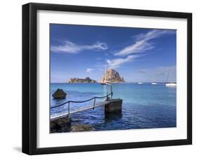 Spain, Balearic Islands, Ibiza, Cala D'Hort Beach-Michele Falzone-Framed Photographic Print