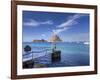 Spain, Balearic Islands, Ibiza, Cala D'Hort Beach-Michele Falzone-Framed Photographic Print