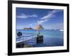 Spain, Balearic Islands, Ibiza, Cala D'Hort Beach-Michele Falzone-Framed Photographic Print