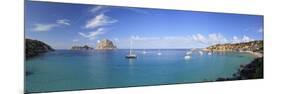 Spain, Balearic Islands, Ibiza, Cala D'Hort Beach-Michele Falzone-Mounted Photographic Print