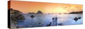 Spain, Balearic Islands, Ibiza, Cala D'Hort Beach-Michele Falzone-Stretched Canvas