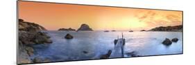 Spain, Balearic Islands, Ibiza, Cala D'Hort Beach-Michele Falzone-Mounted Photographic Print