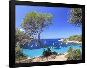 Spain, Balearic Islands, Ibiza, Cala Salada Beach-Michele Falzone-Framed Photographic Print