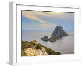 Spain, Balearic Islands, Ibiza, Es Vedra Rocky Island-Michele Falzone-Framed Photographic Print