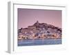 Spain, Balearic Islands, Ibiza, View of Ibiza Old Town (UNESCO Site), and Dalt Vila-Michele Falzone-Framed Premium Photographic Print