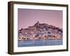 Spain, Balearic Islands, Ibiza, View of Ibiza Old Town (UNESCO Site), and Dalt Vila-Michele Falzone-Framed Photographic Print