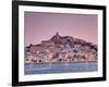 Spain, Balearic Islands, Ibiza, View of Ibiza Old Town (UNESCO Site), and Dalt Vila-Michele Falzone-Framed Photographic Print