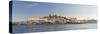 Spain, Balearic Islands, Ibiza, View of Ibiza Old Town (UNESCO Site), and Dalt Vila-Michele Falzone-Stretched Canvas