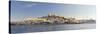 Spain, Balearic Islands, Ibiza, View of Ibiza Old Town (UNESCO Site), and Dalt Vila-Michele Falzone-Stretched Canvas