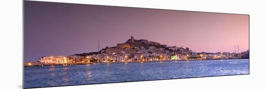 Spain, Balearic Islands, Ibiza, View of Ibiza Old Town (UNESCO Site), and Dalt Vila-Michele Falzone-Mounted Photographic Print