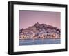 Spain, Balearic Islands, Ibiza, View of Ibiza Old Town (UNESCO Site), and Dalt Vila-Michele Falzone-Framed Photographic Print