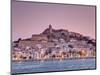 Spain, Balearic Islands, Ibiza, View of Ibiza Old Town (UNESCO Site), and Dalt Vila-Michele Falzone-Mounted Photographic Print