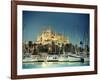 Spain, Balearic Islands, Mallorca, Palma De Mallorca, Cathedral-Michele Falzone-Framed Photographic Print