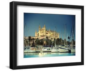 Spain, Balearic Islands, Mallorca, Palma De Mallorca, Cathedral-Michele Falzone-Framed Photographic Print