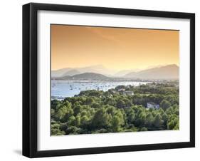 Spain, Balearic Islands, Mallorca, Puerto Pollenca Bay-Michele Falzone-Framed Photographic Print