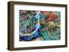 Spain, Balearic Islands, Mallorca, Santanyi, Cala Figuera. Small, colorful fishing harbor-Emily Wilson-Framed Photographic Print